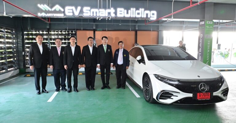 EA-รามาฯ-EXAT ร่วมเปิดตัว “EV Smart Building”